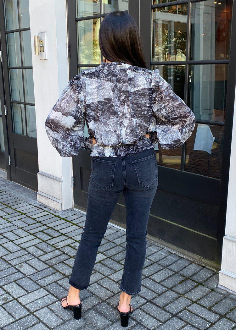 Elan Toile Blouse***FINAL SALE***-Hand In Pocket