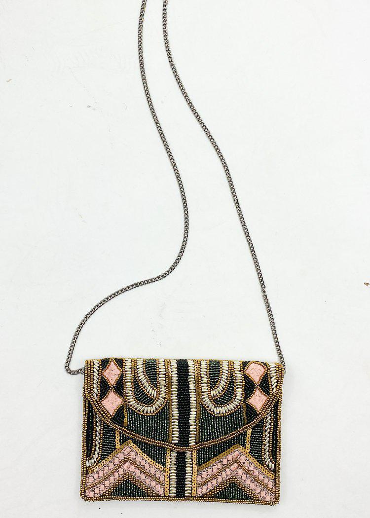 Alanya Beaded Clutch-Hand In Pocket