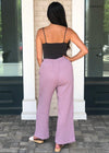 Biscayne Gauze Pants-Lavender ***FINAL SALE***-Hand In Pocket