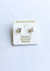 5MM Square Studs-Hand In Pocket