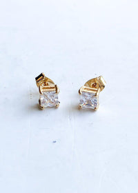 5MM Square Studs-Hand In Pocket