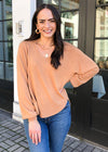 Z Supply Plira Slub Sweater - Salted Caramel ***FINAL SALE***-Hand In Pocket