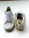 Vintage Havana Gold Eye Lace Up Sneaker-Hand In Pocket