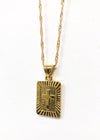 Bracha Truth Card Cross Pendant Necklace - Gold-Hand In Pocket