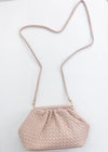 Leona Slouchy Woven Pouch Crossbody - Nude-Hand In Pocket