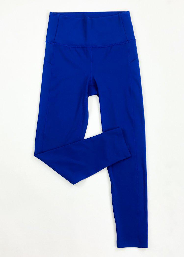 Refresh Side Pocket 7/8 Legging- Royal Blue-***FINAL SALE***-Hand In Pocket