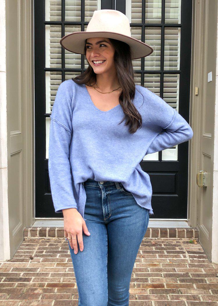 Cielo V Neck Sweater ***FINAL SALE***-Hand In Pocket