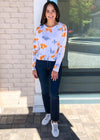 Stateside slub tie dye long-sleeve boxy crew-Dusk ***FINAL SALE***-Hand In Pocket