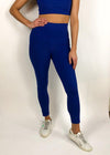 Refresh Side Pocket 7/8 Legging- Royal Blue-***FINAL SALE***-Hand In Pocket