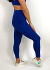 Refresh Side Pocket 7/8 Legging- Royal Blue-***FINAL SALE***-Hand In Pocket