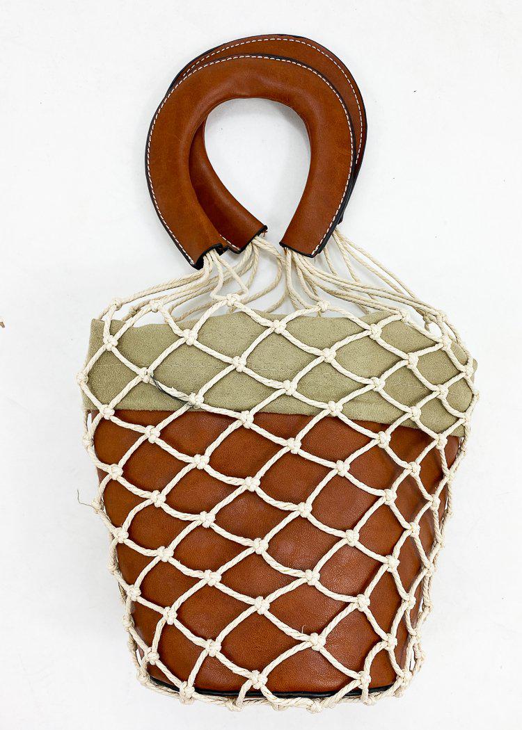 Belize Fisherman Bag-Brown-Hand In Pocket