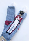 PJ Salvage Toy Solider Holiday Socks-Hand In Pocket