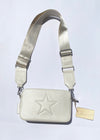 Vintage Havana Henna Crossbody Bag - White-Hand In Pocket