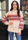 Boulder Fairisle Mock Neck Sweater-***FINAL SALE***-Hand In Pocket