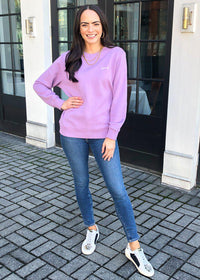 Pistola Nikki Embroidered Sweatshirt -***FINAL SALE***-Hand In Pocket