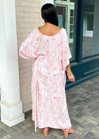 Buddy Love Mamie Caftan Dress - Peaches-Hand In Pocket