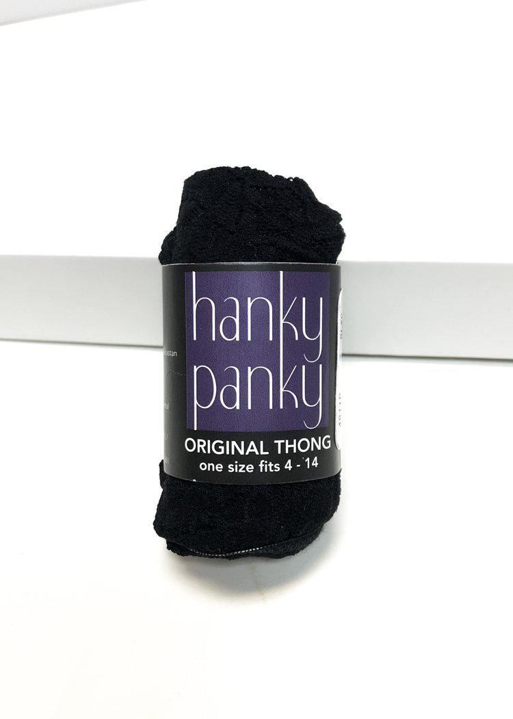 Buy Hanky Panky Signature Lace Original Rise Thong Panty Black O at