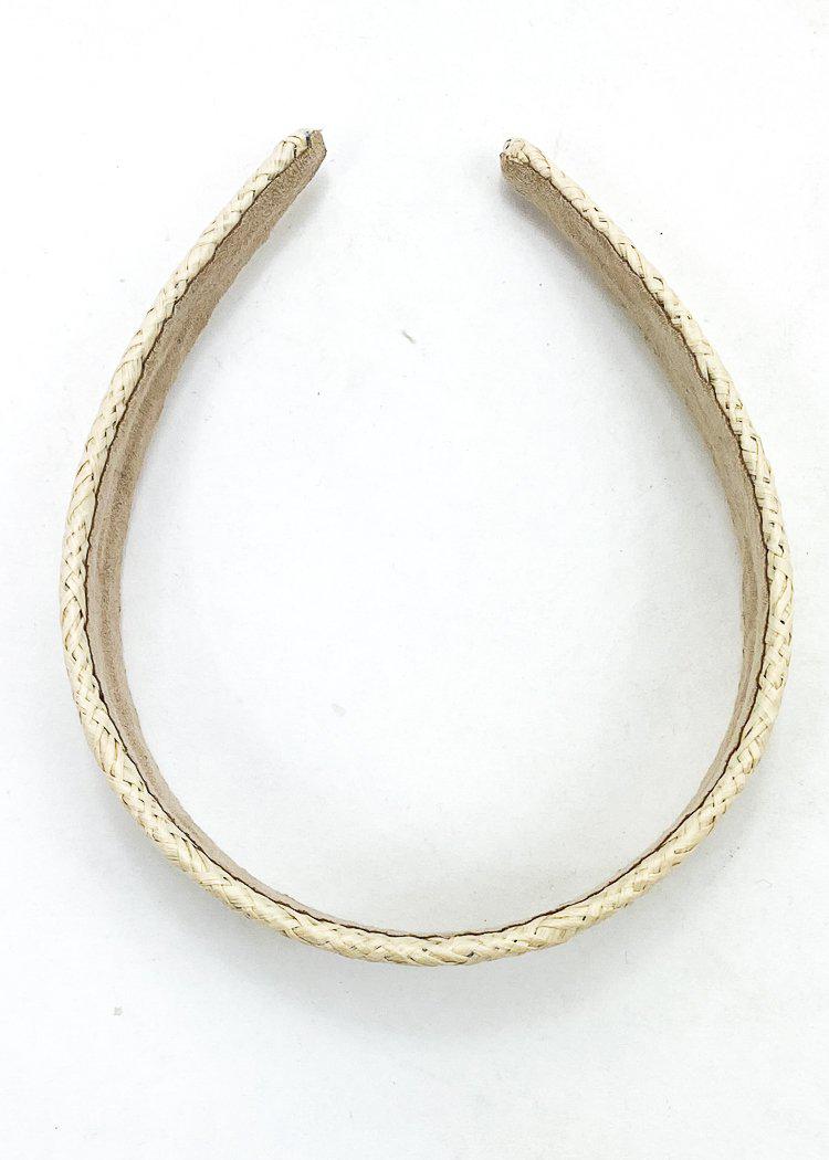 Higgins Woven Headband - Ivory-Hand In Pocket