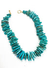 Sausalito Collar Necklace- Turquoise-Hand In Pocket