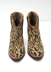 Matisse Arrow Hair Bootie - Leopard-Hand In Pocket