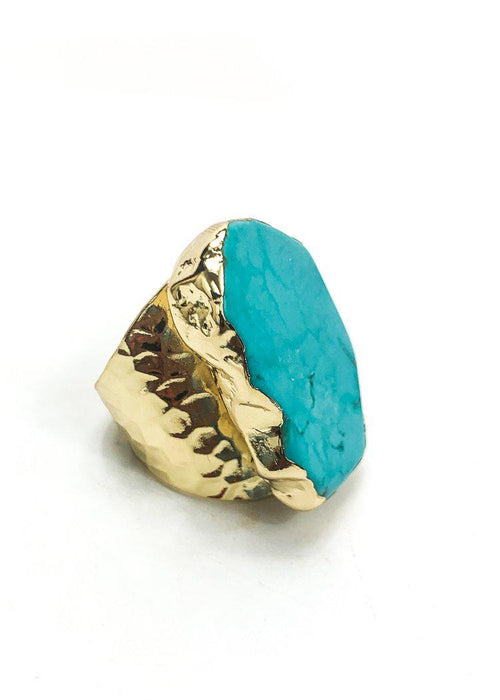 Mesa Ring- Turquoise-Hand In Pocket