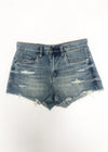 Blank NYC Barrow High-Rise Short -Top Notch-Hand In Pocket