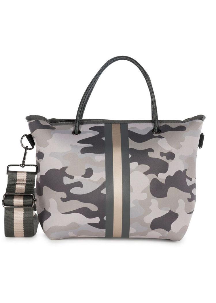 Haute Shore Ryan Safari Mini Tote - Safari-Hand In Pocket