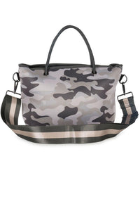 Haute Shore Ryan Safari Mini Tote - Safari-Hand In Pocket