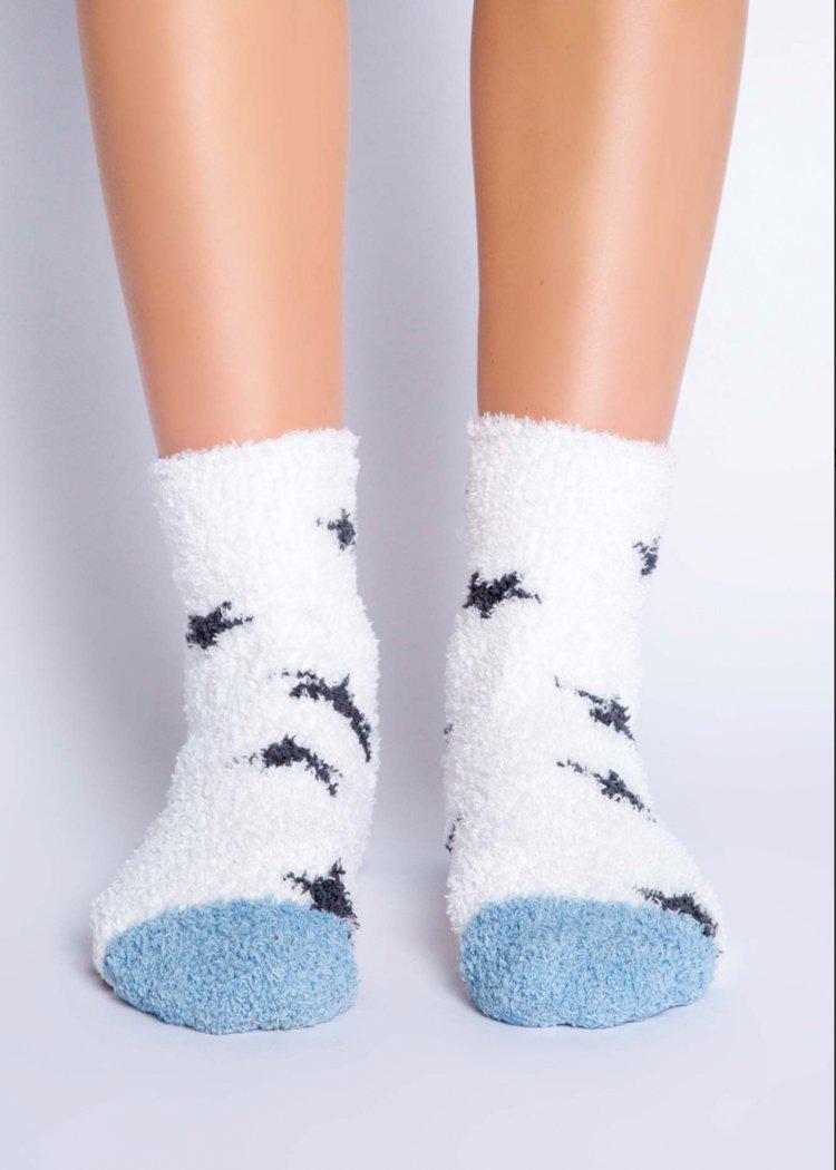 PJ Salvage Star Print Socks - Natural-Hand In Pocket