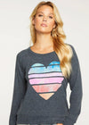 Chaser Painted Heart Sweatshirt-Hand In Pocket