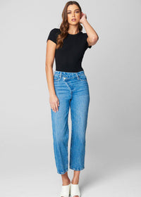 Blank NYC Fare Warning Wide Leg Jeans***FINAL SALE***-Hand In Pocket