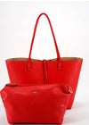 Remi Reid Departure Tote- Red-Hand In Pocket