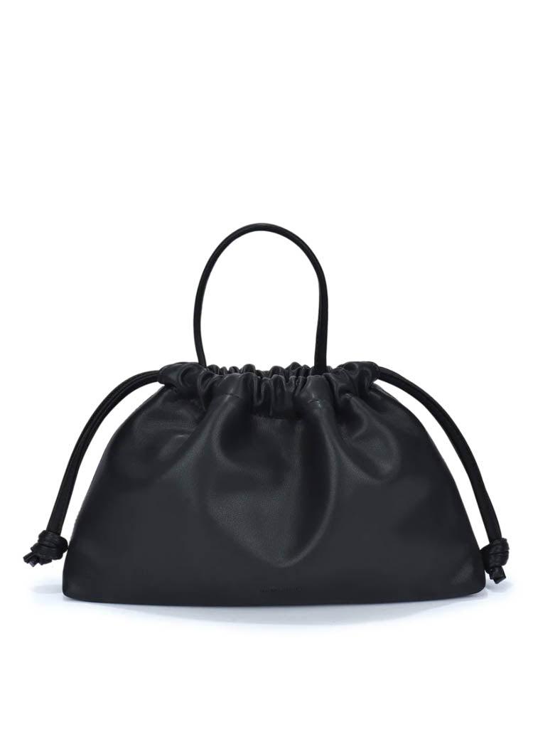 Lozen Mini Scrunch Bag-Black-Hand In Pocket