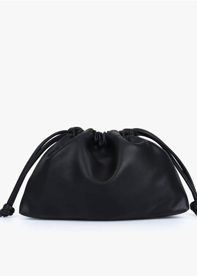 Lozen Mini Scrunch Bag-Black-Hand In Pocket