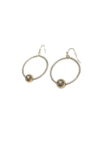 Angelo Beaded Hoops-Hand In Pocket