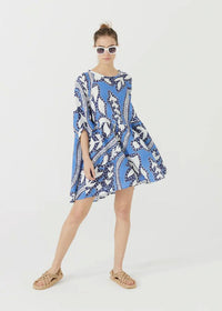 Lanhtropy Acala Dress- Mykonos-Hand In Pocket