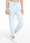 Z Supply Emery Spiral Tie Dye Joggers-Blue Agave ***FINAL SALE***-Hand In Pocket