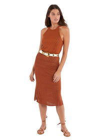 Allison Textured Knit Tank - Rust ***FINAL SALE***-Hand In Pocket