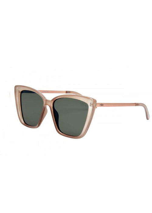 I-SEA Aloha Fox Sunglasses-Tan/Greem-Hand In Pocket