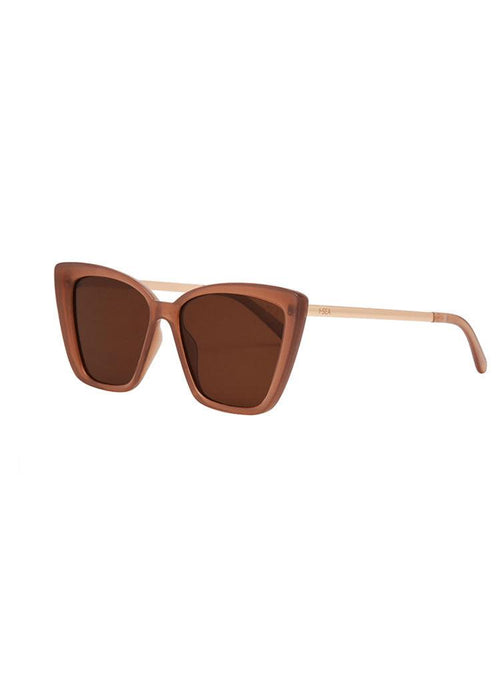 I-SEA Aloha Fox Sunglasses-Dusty Rose-Hand In Pocket