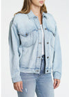 Pistola Elsa Western Denim Jacket- Austin-Hand In Pocket