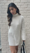 BB Dakota The Abbie Sweater Dress- Oatmeal