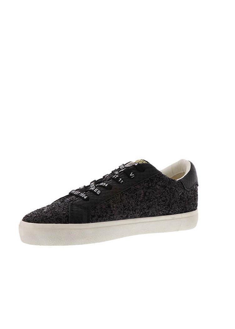 Vintage Havana Bani Black Glitter Sneaker-Hand In Pocket