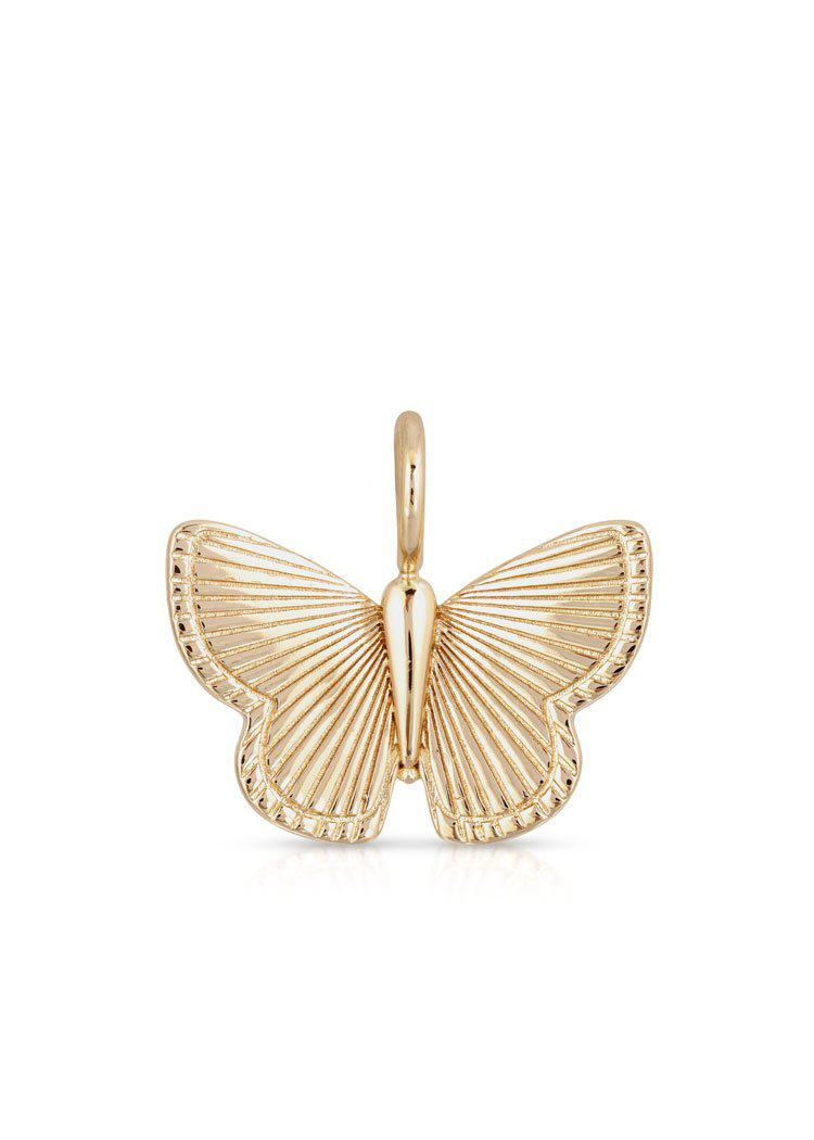 Eklexic Beatrix Butterfly Charm Pendant-Hand In Pocket