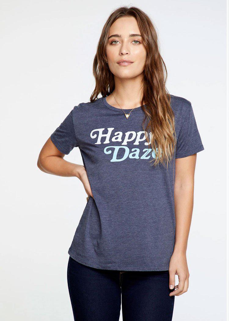 Chaser Happy Daze Crew Neck Tee-Hand In Pocket