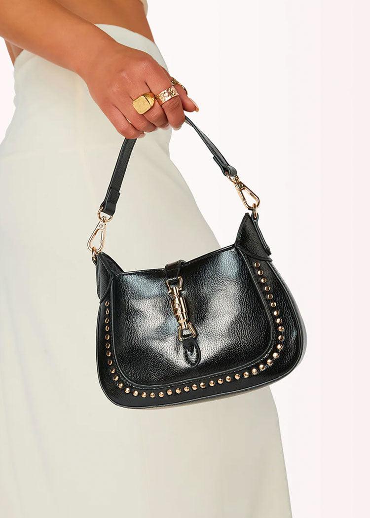 Billini Hosk Mini Bag-Black Pantent-Hand In Pocket