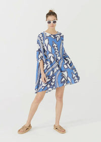 Lanhtropy Acala Dress- Mykonos-Hand In Pocket