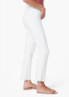 Joes Jeans "The Lara" Mid Rise Cigarette Ankle - White-Hand In Pocket