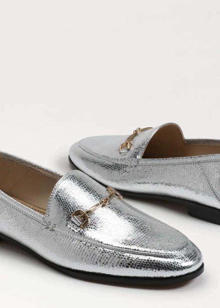 Sam Edelman Loraine Bit Loafer - Soft Silver-Hand In Pocket