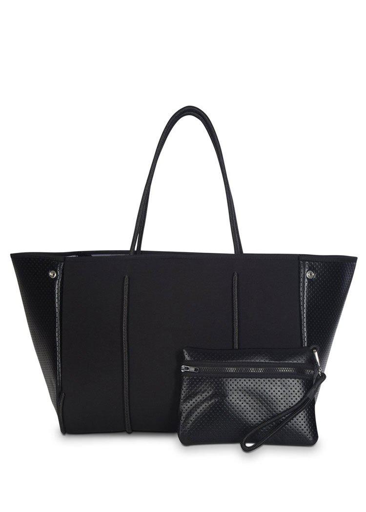 Haute Shore Greyson Tote-Noir-Hand In Pocket